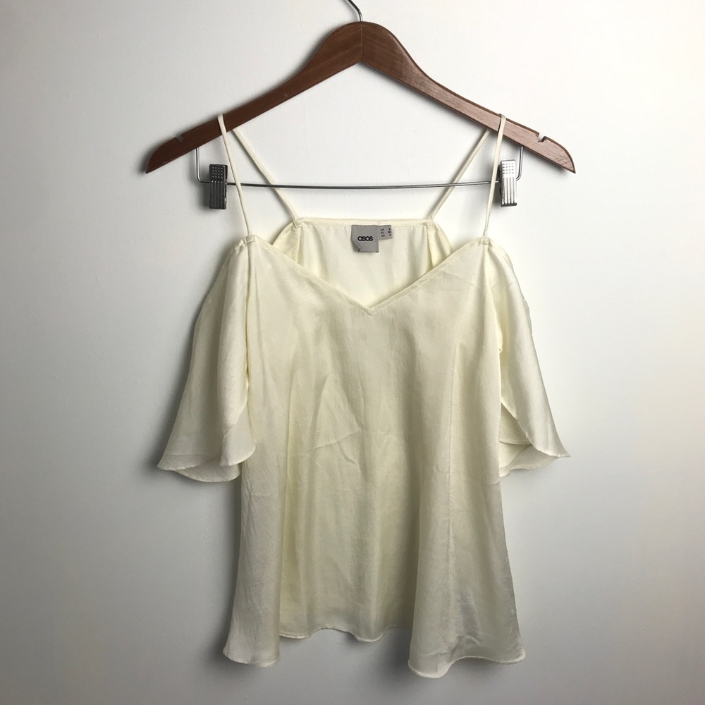 ASOS off shoulder blouse, sz 4